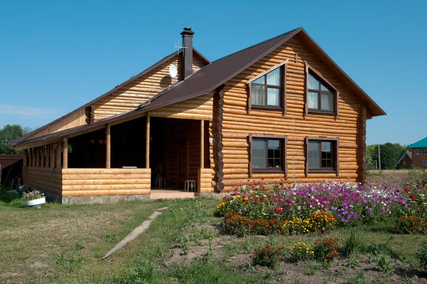 dom z płazów drewnianych